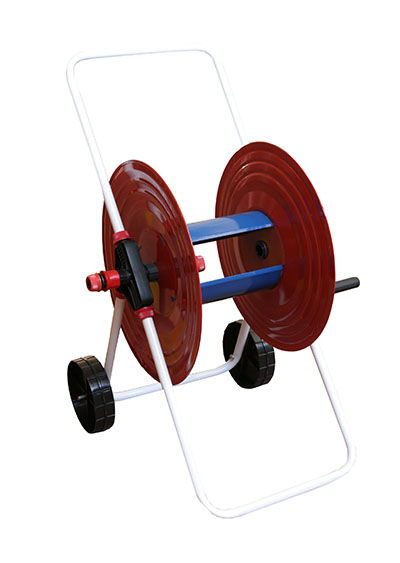 Metallic Hose Reel With Wheels - Heavy Duty