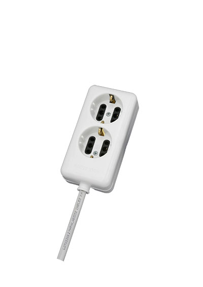 2Way socket with cable