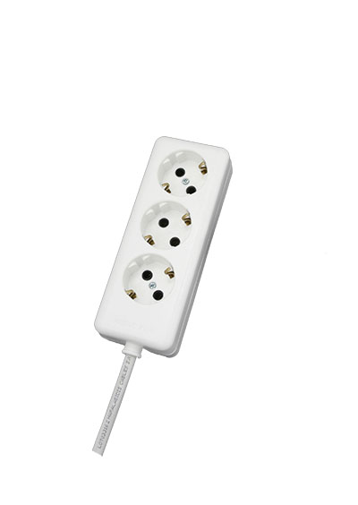 3Way socket with cable