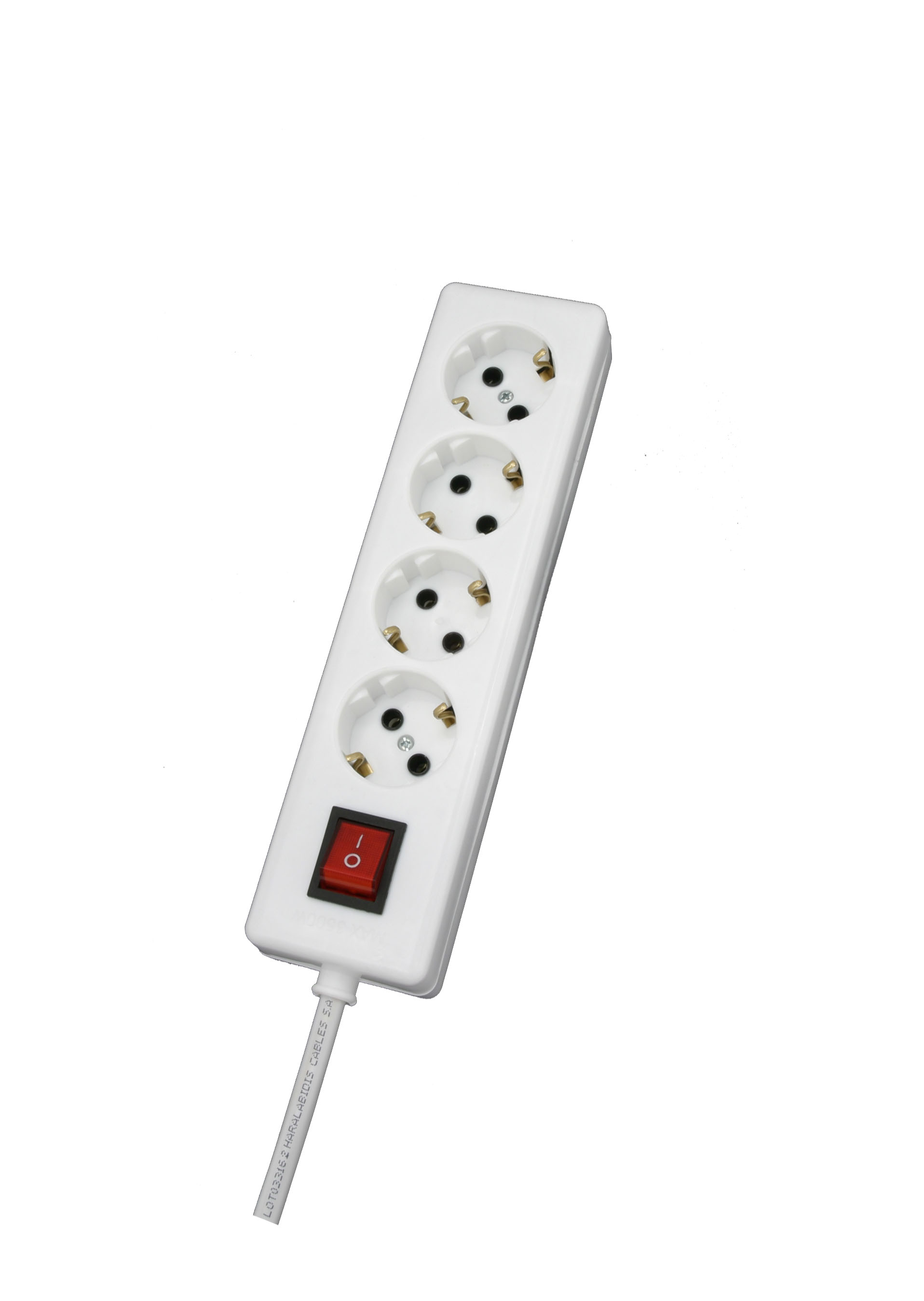 4Way socket with cable with switch