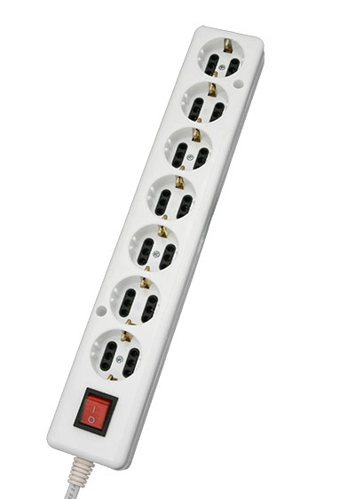7Way socket with cable with switch
