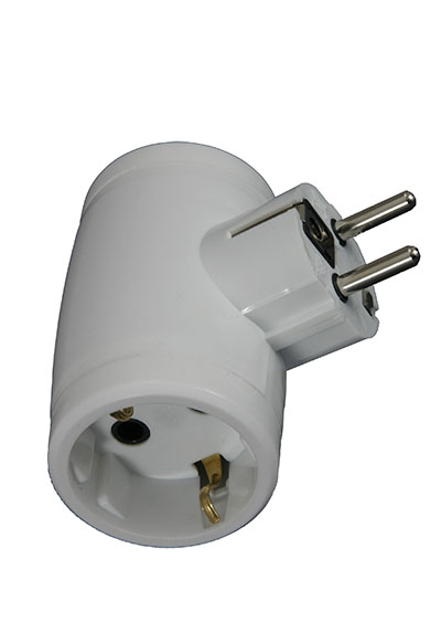 Adaptor T Schuko 