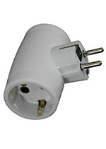 Adaptor T Schuko 