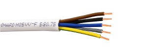 FLEXIBLE CABLE H05VV-F 5G0,75